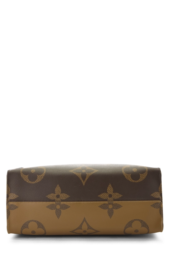 Brown Giant Monogram Reversed On The Go GM, , large image number 4