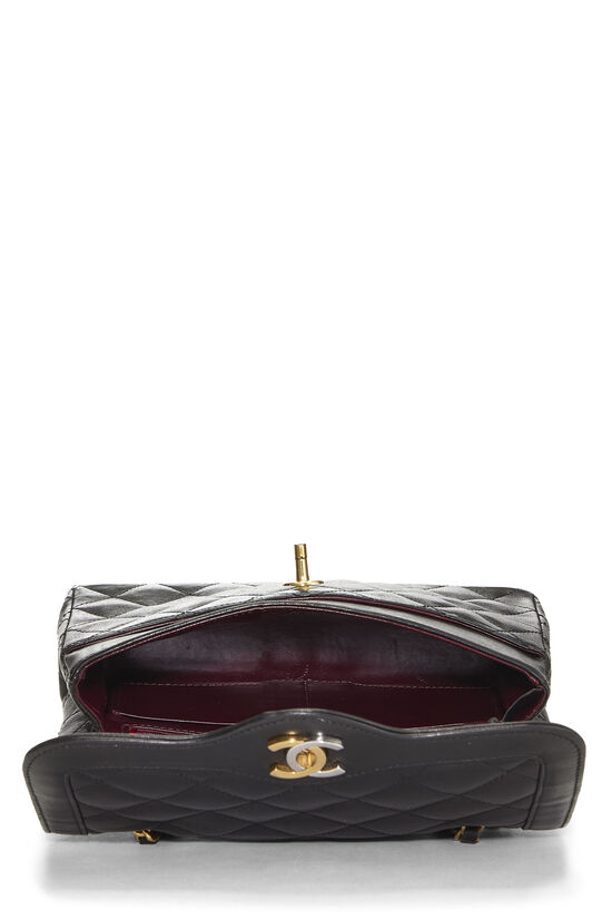 Black Quilted Lambskin Paris Limited Double Flap Small, , large image number 5