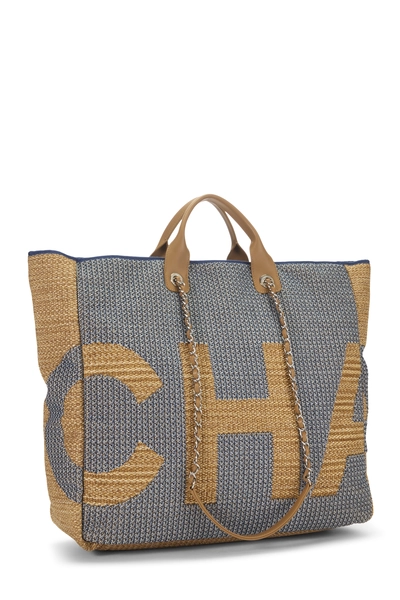 Multicolor Raffia Deauville NM XL, , large