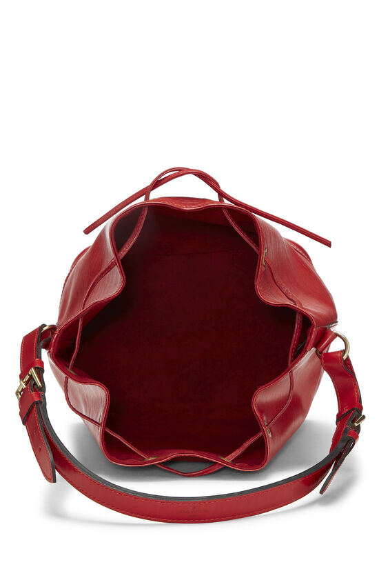 Red Louis Vuitton Epi Petit Noe Bucket Bag – Designer Revival
