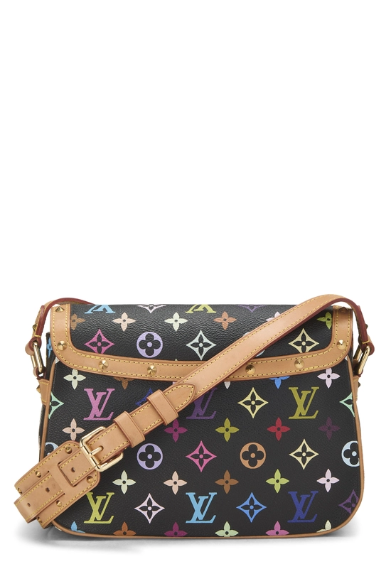 Takashi Murakami x Louis Vuitton Black Monogram Multicolore Sologne, , large image number 3