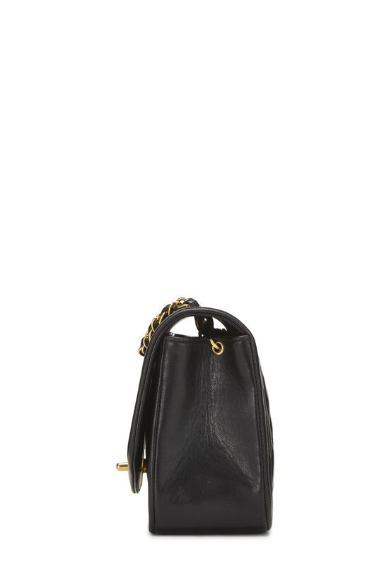 Black Quilted Lambskin Diana Flap Small, , large image number 2