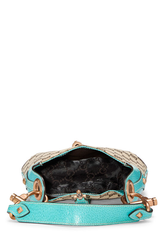 Blue Original GG Canvas Bardot Bag Small, , large image number 5