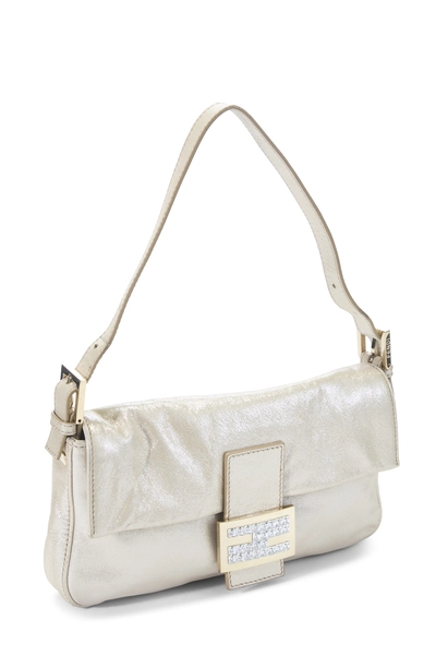 Fendi Metallic Gold Lurex Baguette — photo 2