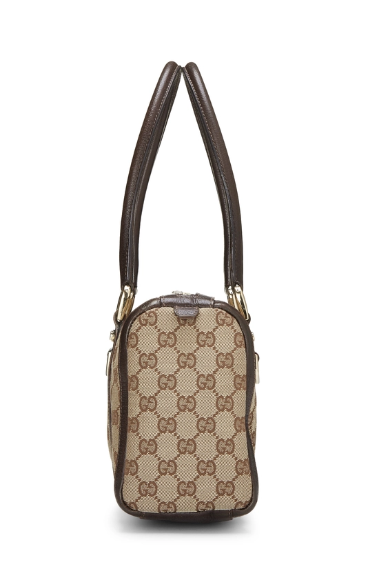 Brown Original GG Canvas D-Ring Abbey Boston Handbag, , large image number 2