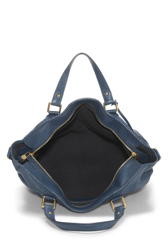 Blue Monogram Mahina Leather Stellar GM, , large image number 5