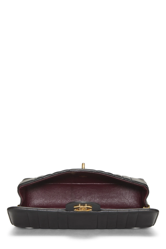 Black Lambskin Vertical Flap Medium, , large image number 5