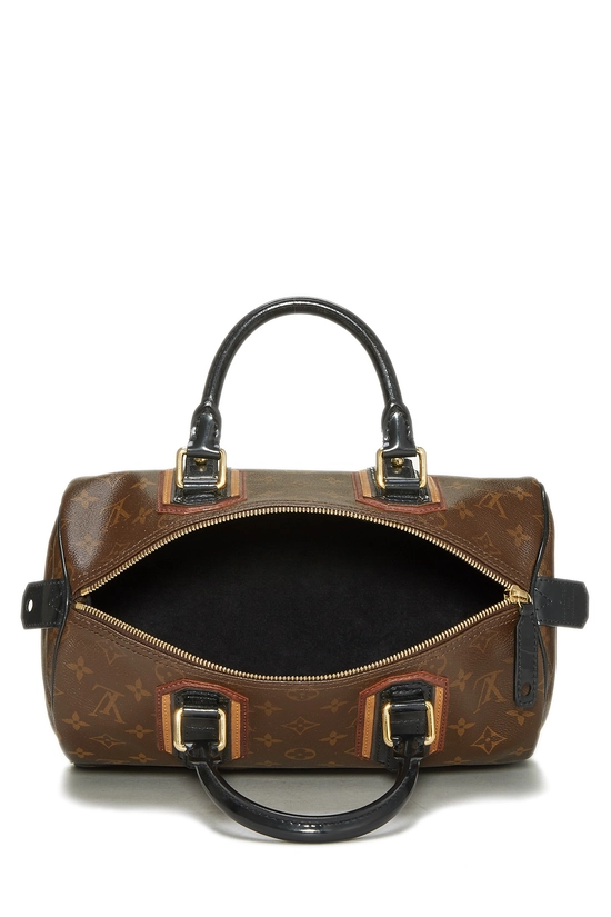 Monogram Canvas Black Mirage Speedy 30, , large image number 5