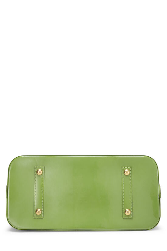 Vintage Louis Vuitton Green Monogram Vernis Shoulder Bag