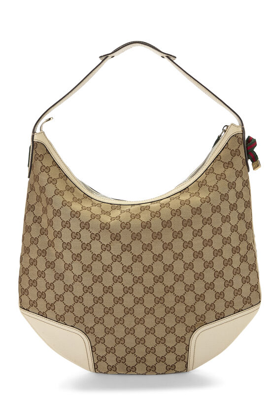 White Original GG Canvas Princy Hobo, , large image number 3