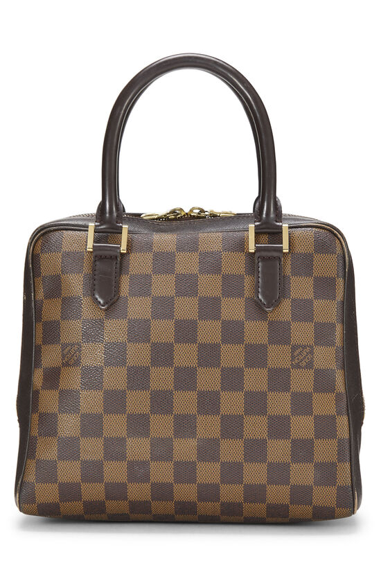 Louis Vuitton Damier Ebene Triana Bag w/ Strap - Brown Satchels