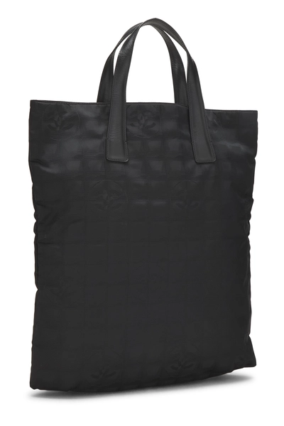 Black Nylon Travel Line Tote, , large