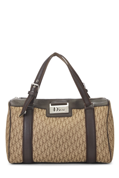 Christian Dior Brown Canvas Trotter Street Chic Boston — photo 1