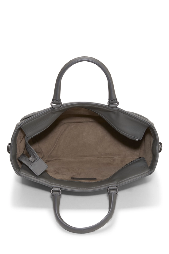 Grey Intrecciato Convertible Handbag, , large image number 5