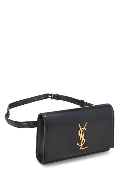 Black Calfskin Kate Belt Bag, , large