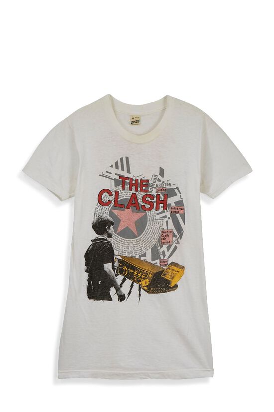 1984 The Clash Out of Control Tour Tee, , large image number 0