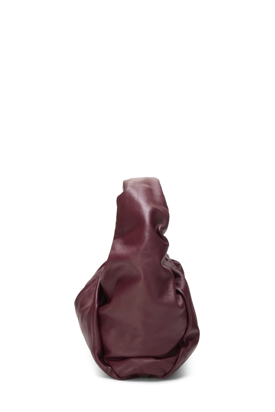 Burgundy Calfskin Leather "The Pouch" Medium, , large image number 2