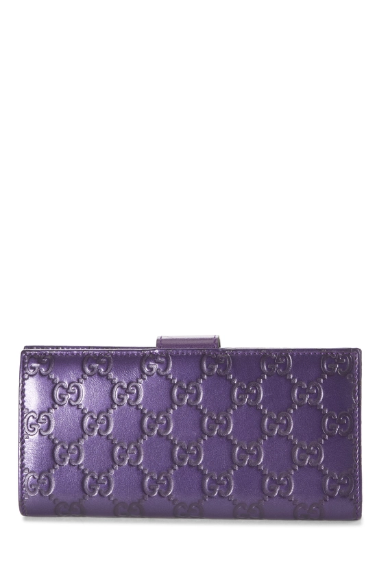 Purple Guccissima Continental Wallet, , large image number 2