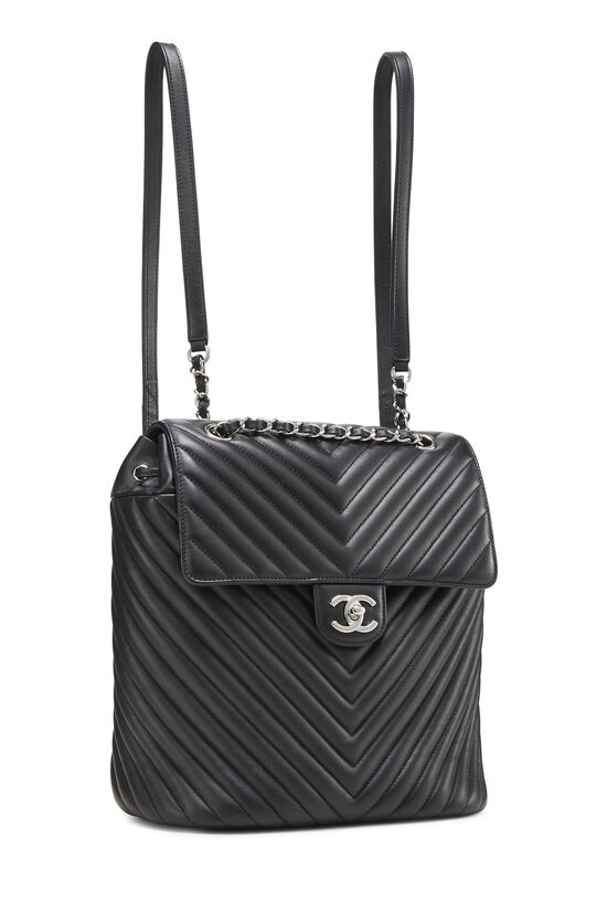 Urban spirit leather backpack Chanel Silver in Leather - 23301741