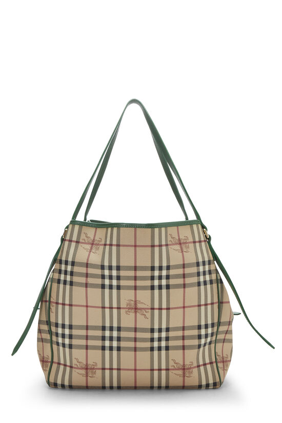 Green Haymarket Check Coated Canvas Canterbury Tote, , large image number 3