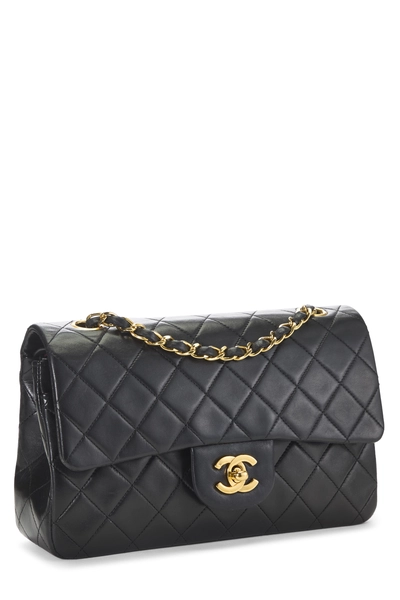 Chanel Black Quilted Lambskin Classic Double Flap Small — photo 2