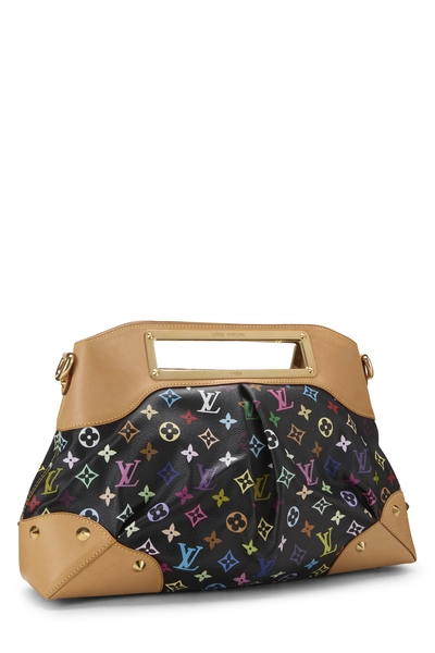 Takashi Murakami x Louis Vuitton Black Monogram Multicolore Judy GM, , large