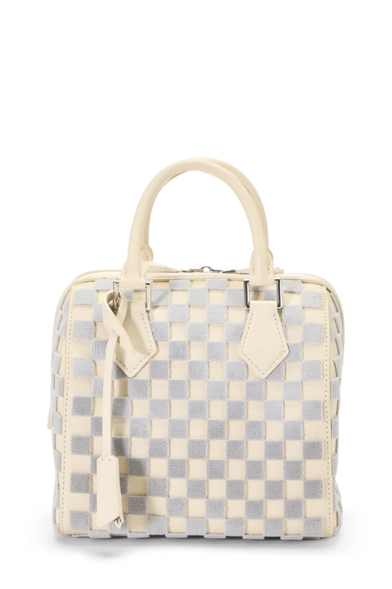 Cream Damier Cubic Speedy Cube PM, , large image number 0
