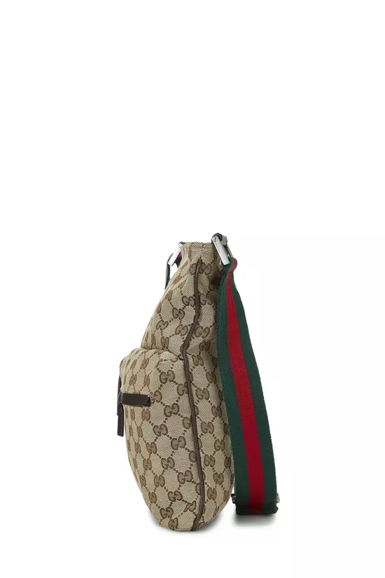 Original GG Canvas Web Double Pocket Messenger, , large image number 2