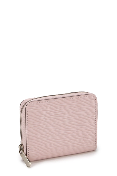 Rose Ballerine Epi Zippy Coin Purse, , large