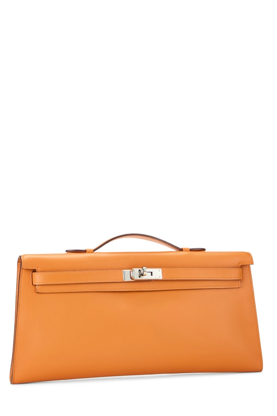 Orange Swift Kelly Longue Pochette, , large image number 1