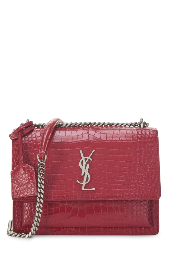 Red Embossed Leather Sunset Medium, , large image number 0