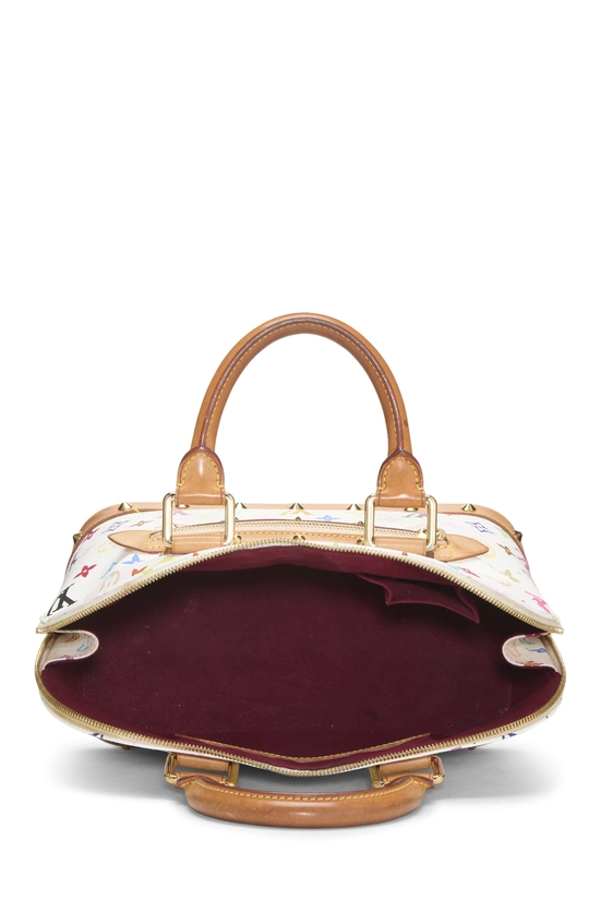 Takashi Murakami x Louis Vuitton White Monogram Multicolore Alma PM, , large image number 3