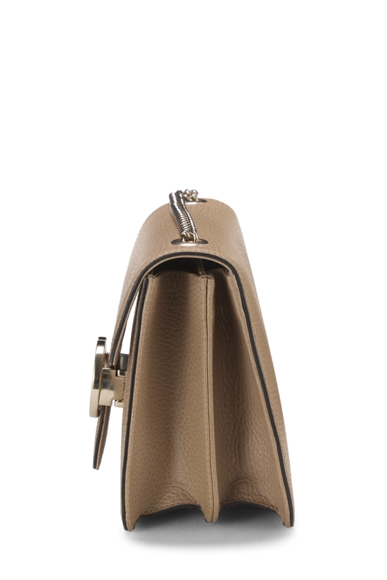 Beige Leather Interlocking Crossbody Small, , large image number 2