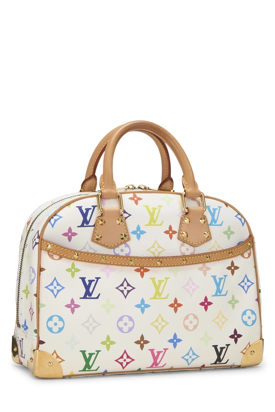 Takashi Murakami x Louis Vuitton White Monogram Multicolore Trouville, , large image number 1