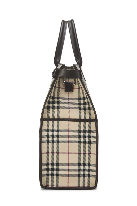 Brown Nylon Convertible Tote Medium, , large image number 2