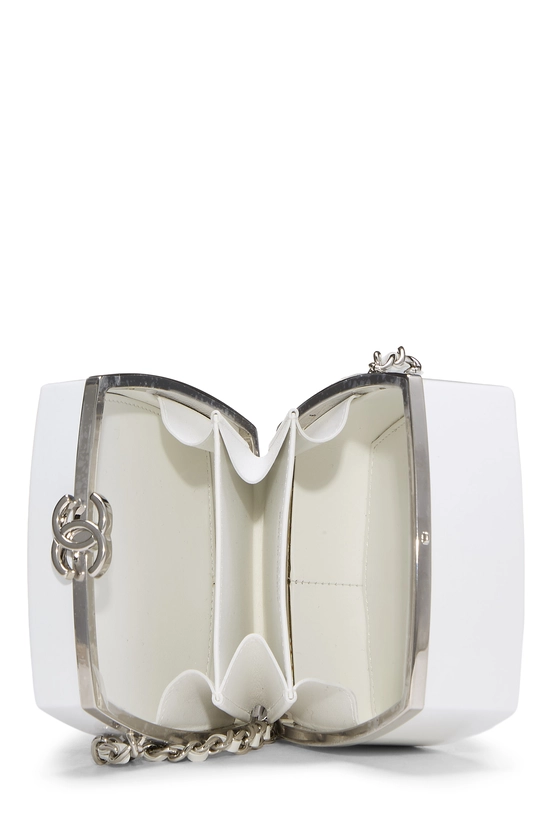 White Patent Leather Minaudiere, , large image number 5