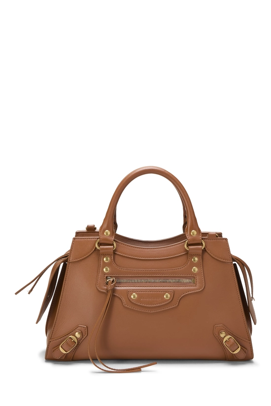 Brown Calfskin Neo Classic City Small, , large image number 0
