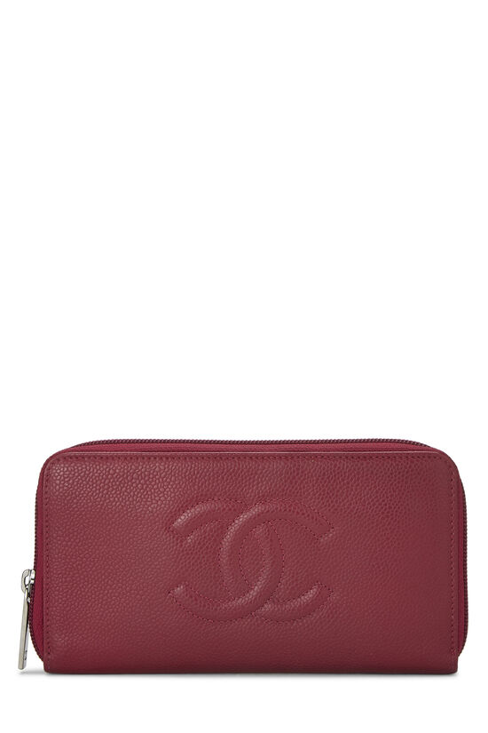 Berry Caviar Timeless 'CC' Wallet, , large image number 0