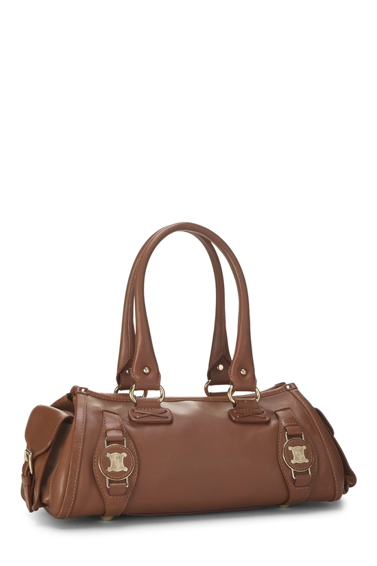 Brown Leather Shoulder Bag, , large image number 1