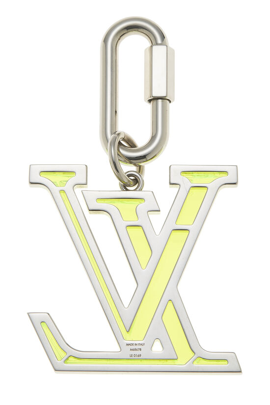 Green Acrylic Prism 'LV' Keychain, , large image number 1