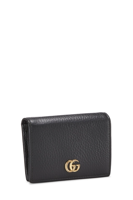 Black Leather GG Card Case, , large image number 1