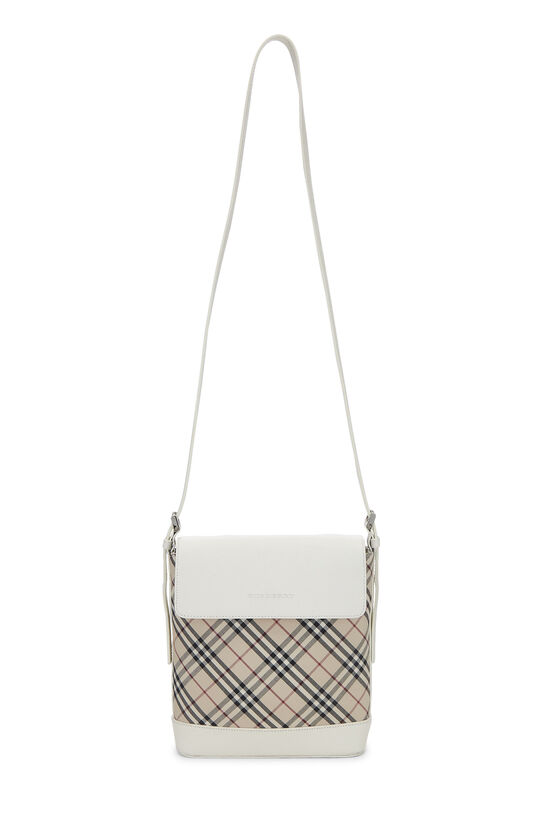 White Check Canvas Crossbody Small , , large image number 2