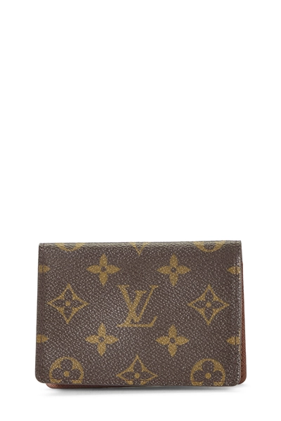 Monogram Canvas Porte 2 Cartes Vertical