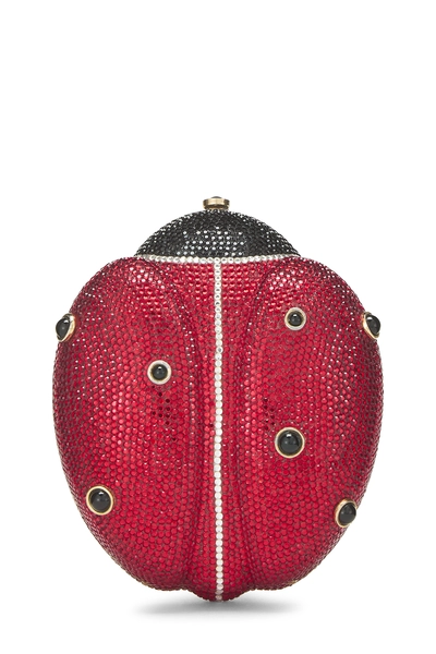 Red Crystal Ladybug Minaudi&egrave;re