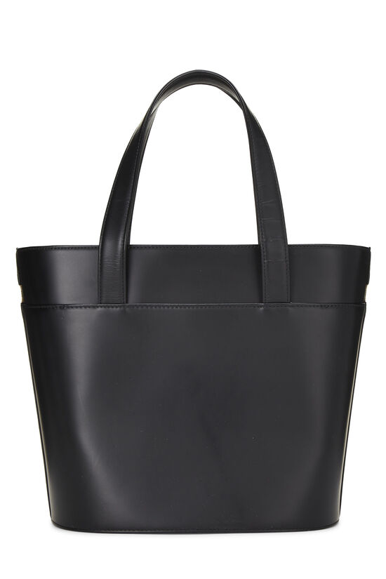 Black Leather Bucket Bag, , large image number 3