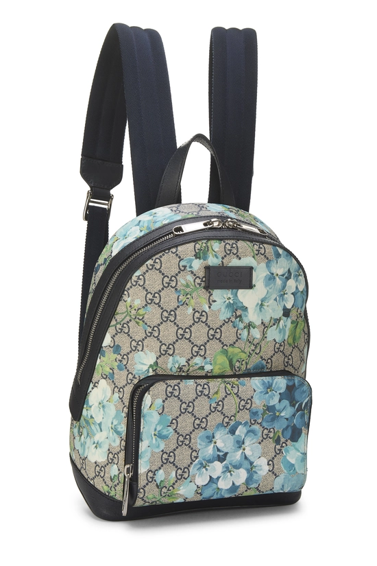 Blue GG Supreme Canvas Blooms Eden Backpack Small, , large image number 1