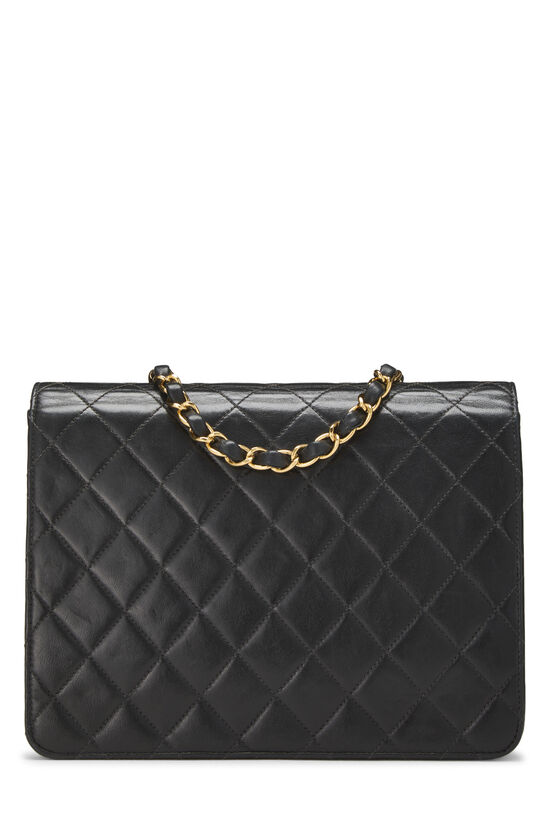 Black Quilted Lambskin Ex Flap Small, , large image number 3