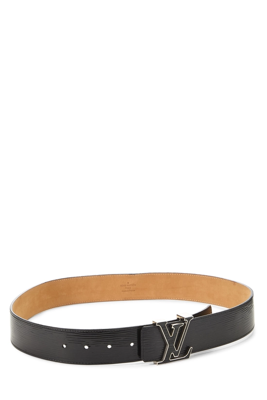 Black Electric Epi Initiales Belt 85, , large image number 1