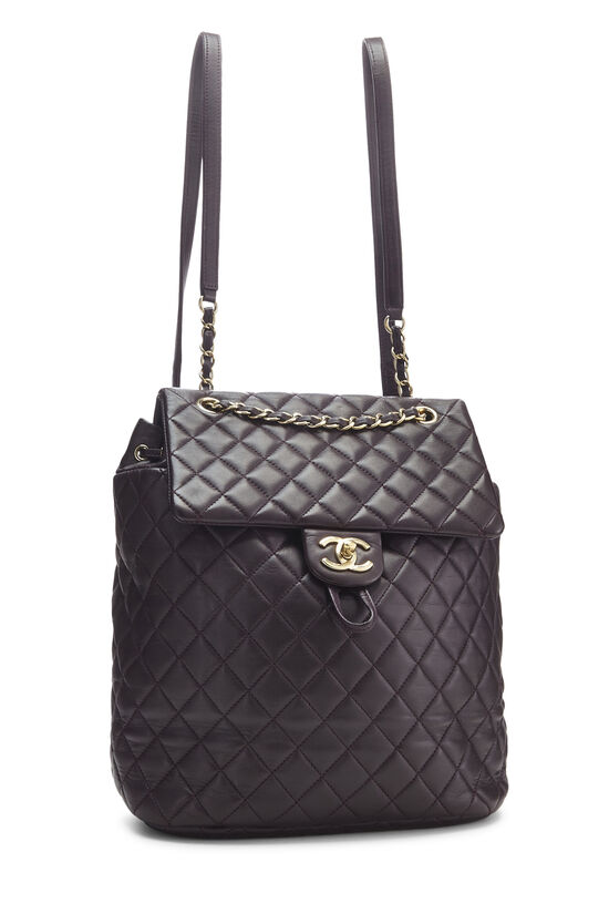 Chanel Urban Spirit Backpack Quilted Diamond Small Black in Calfskin with  Gold-tone - US