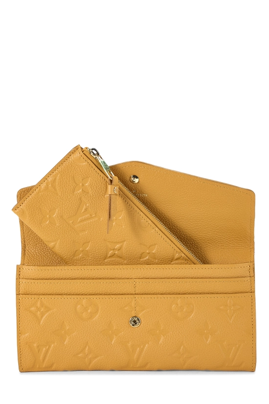 Safran Monogram Empreinte Josephine Wallet, , large image number 3